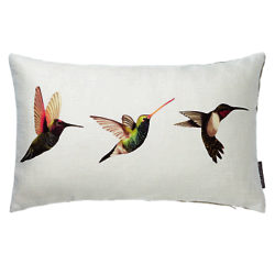 Harlequin Amazilia Cushion, Papaya / Apple